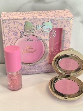 Too Faced Dream A Little Dream Blurring Blush & Lip Oil Gloss - NEW IN BOX